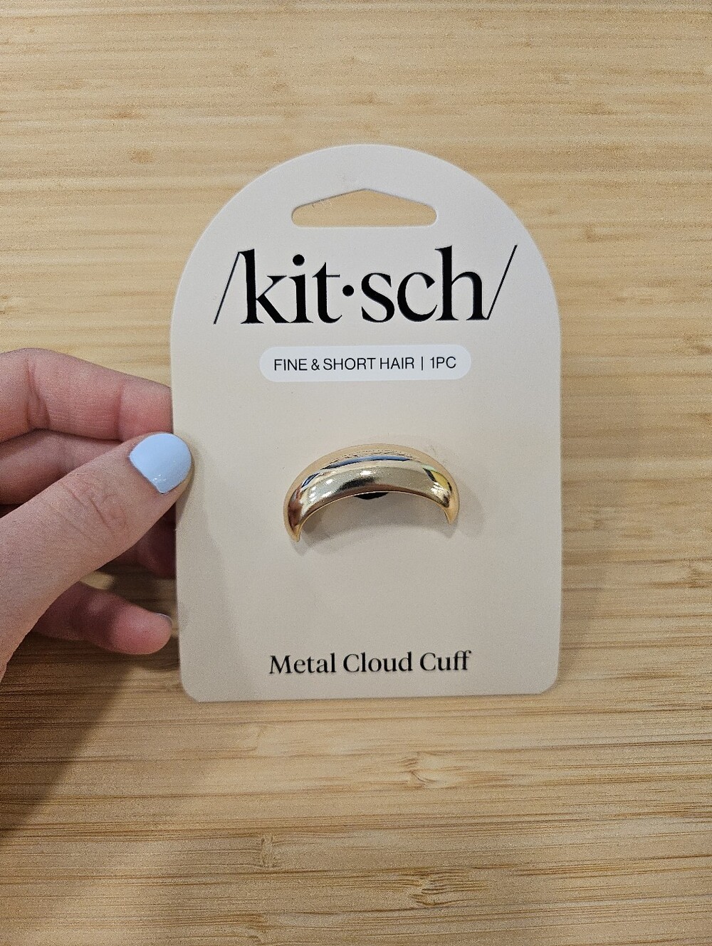 Kitsch Gold Metal Cloud Cuff Hair Tie